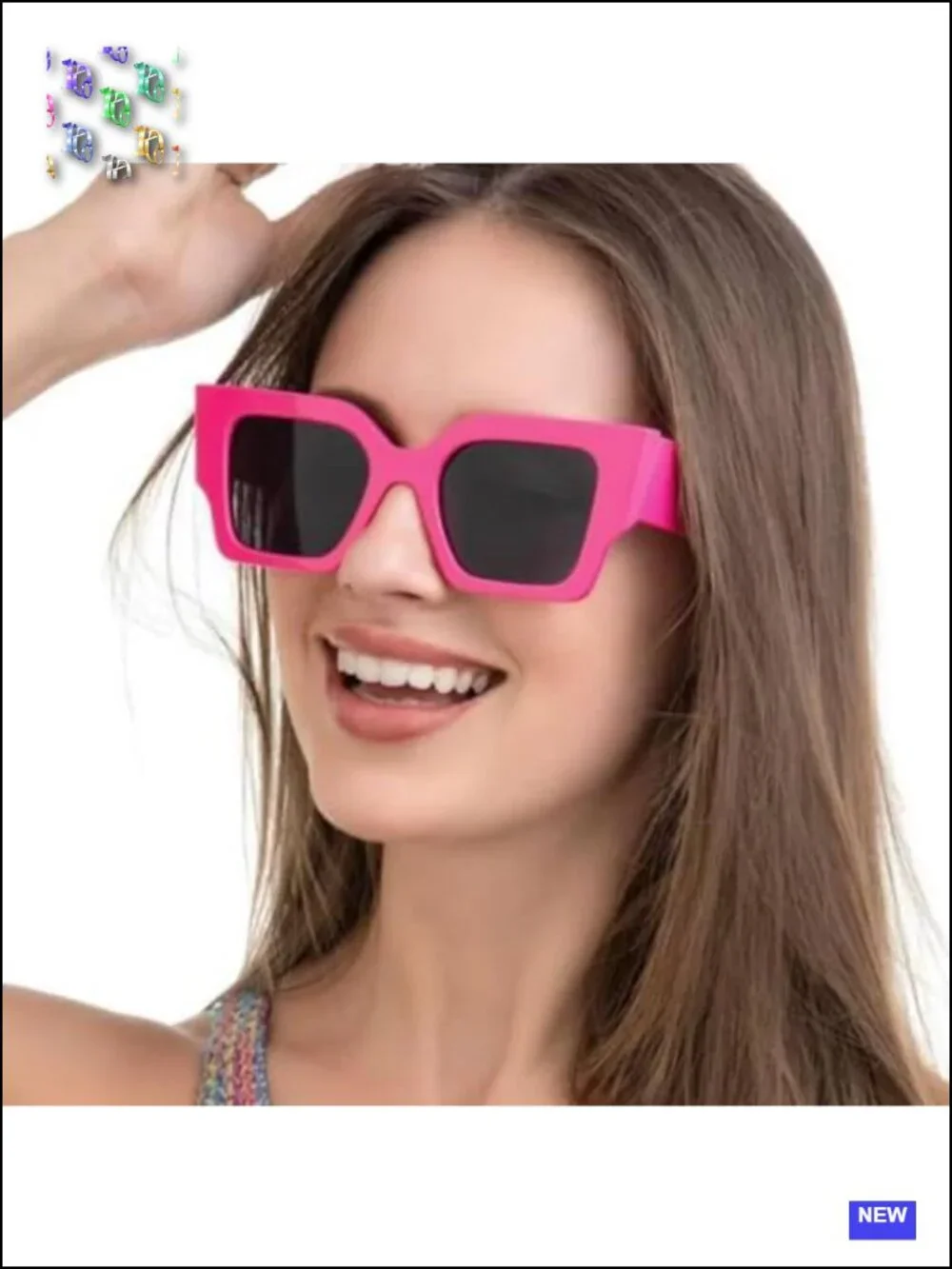 Oversized Square Sunglasses for Women - UV400 Protection, Stylish & Durable